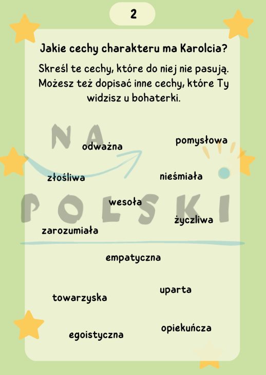 Karolcia Karty Pracy Do Wydruku "Karolcia" - karty pracy do lektury | Na Polski